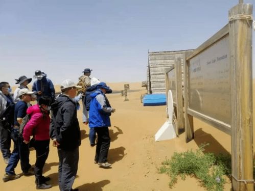 中国地质大学田明中教授一行专家团对阿拉善沙漠世界地质公园腾格里园区中期评估准备工作进行指导